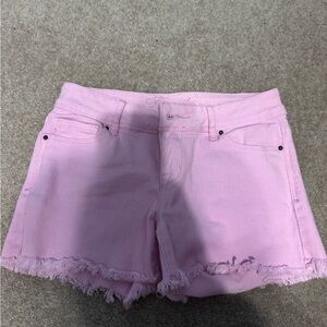 Pink Women's Denim Shorts